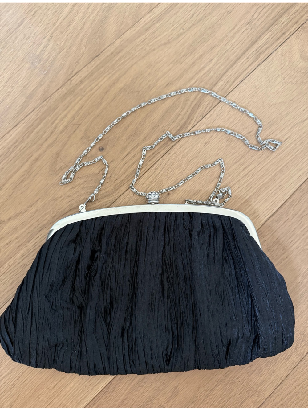 Vintage Neiman Marcus black shoulder back